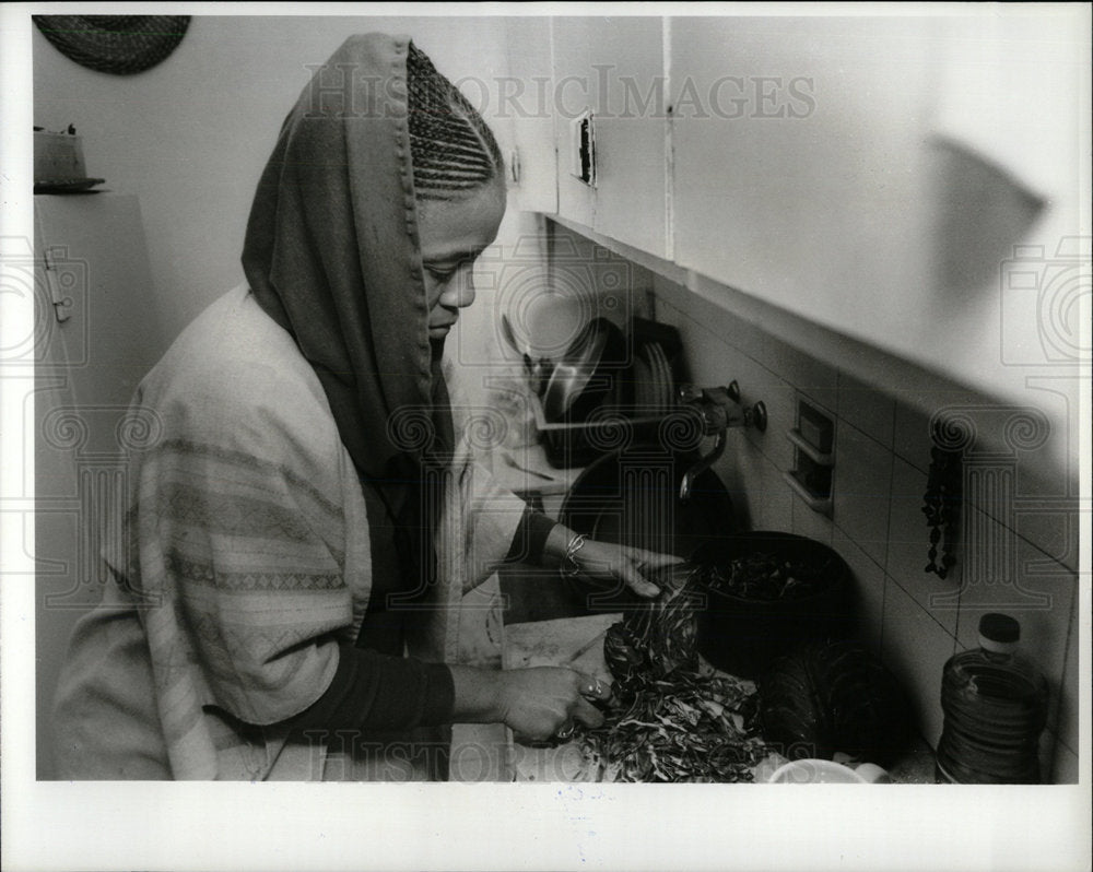 1990 Press Photo Tsphiyah baht Israel Hebrew Jews Black - Historic Images