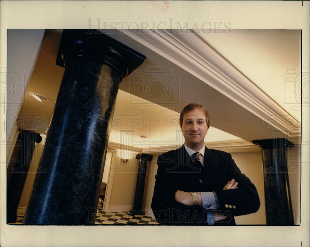 1989 Press Photo Architect David Jensen - Historic Images