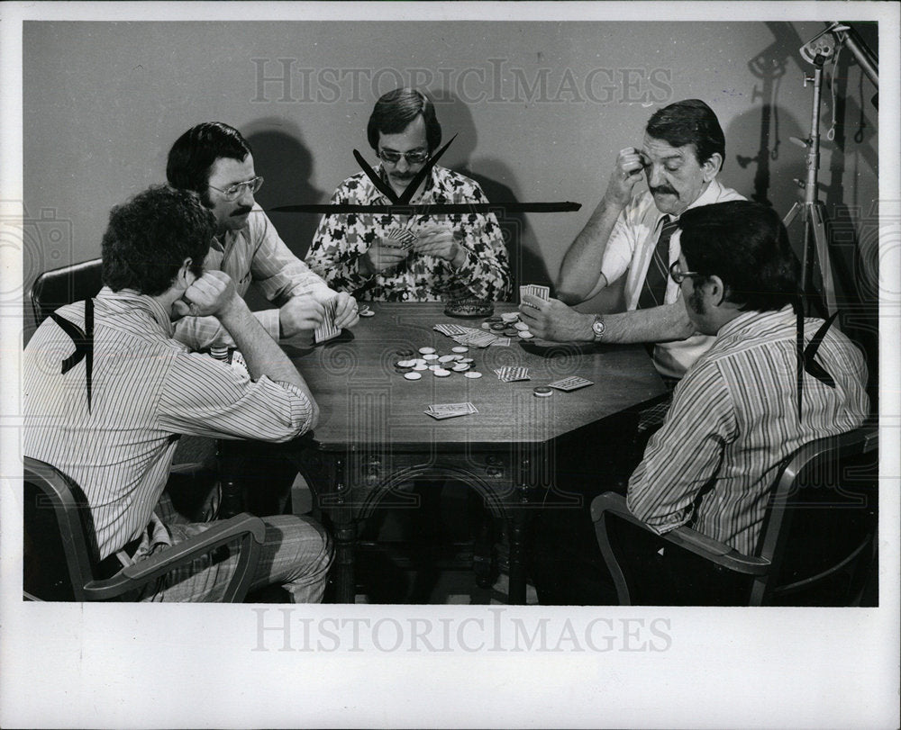 1975 Press Photo Poker (games)  - Historic Images