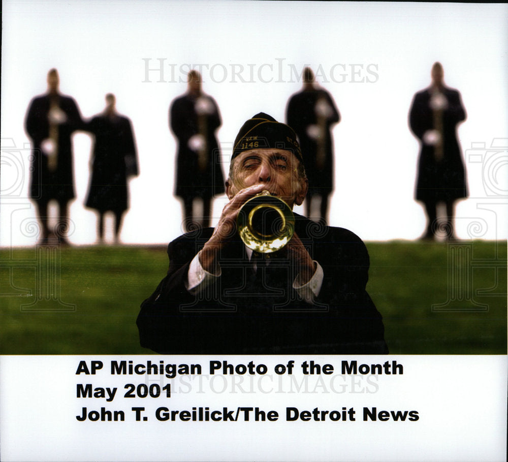 2001 Press Photo John T. Greilick AP Michigan - Historic Images