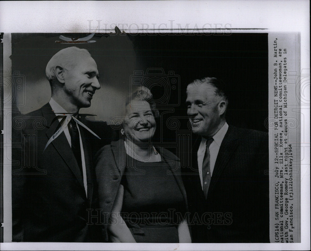 1964 Press Photo John B. Martin  - Historic Images