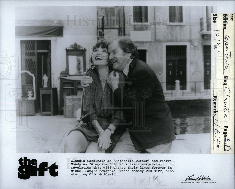 1983 Press Photo Claudia Cardinale in &quot;The Gift.&quot; - Historic Images