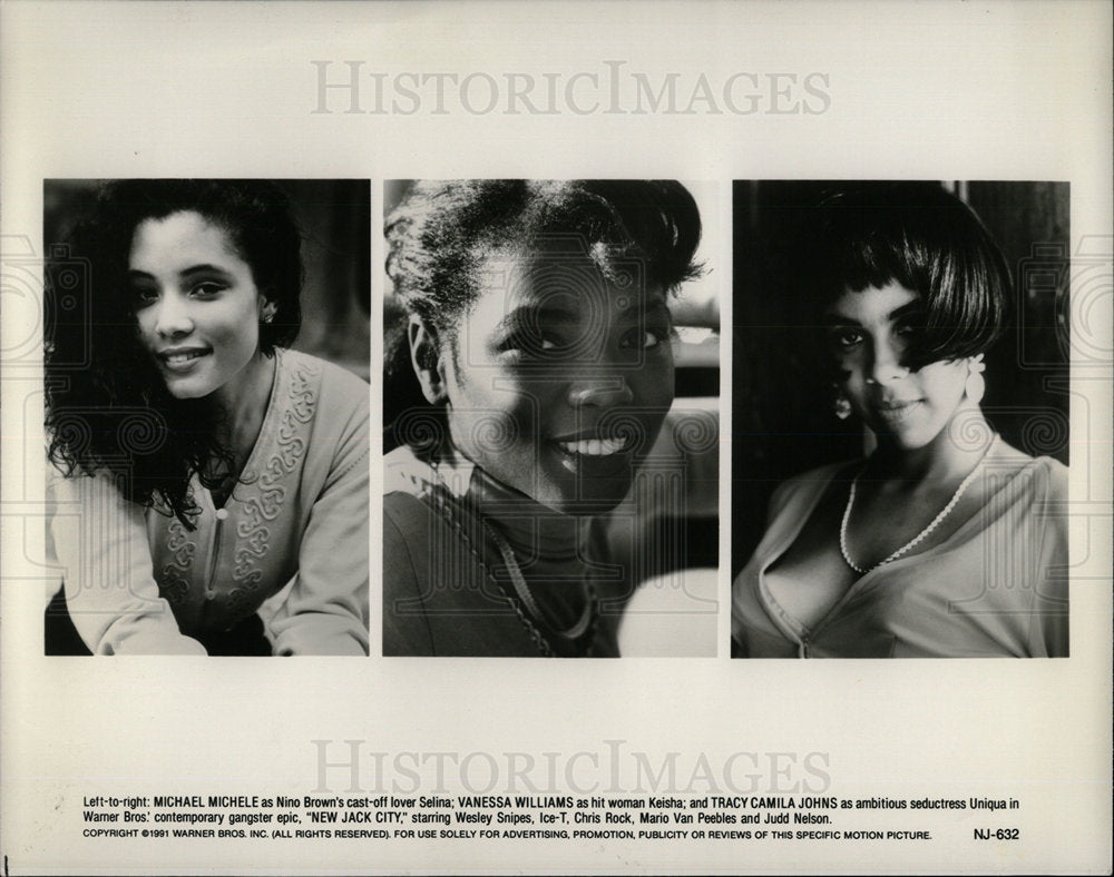 1993 Press Photo Tracy Camilla John &quot;New Jack City&quot; - Historic Images
