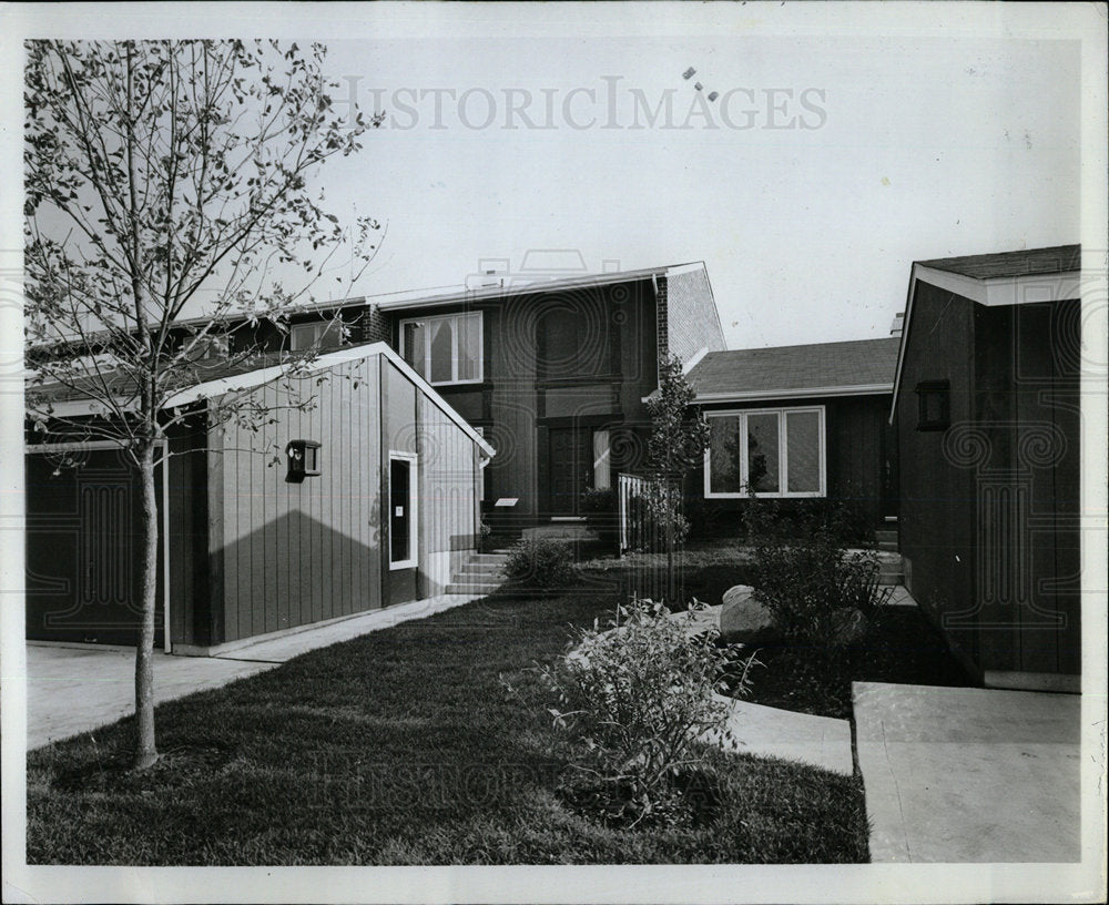 1970 Press Photo Townhouses Hoffman Rosner Corp - Historic Images