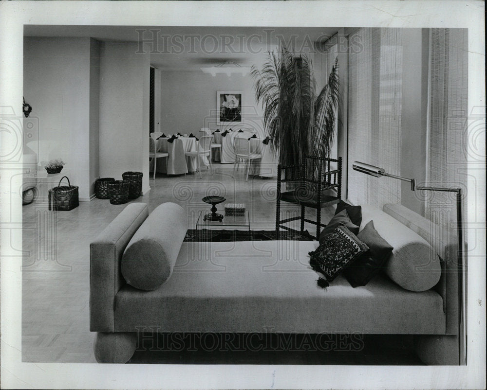 1972 Press Photo Woznlak Interior Delaware Furnishing  - Historic Images