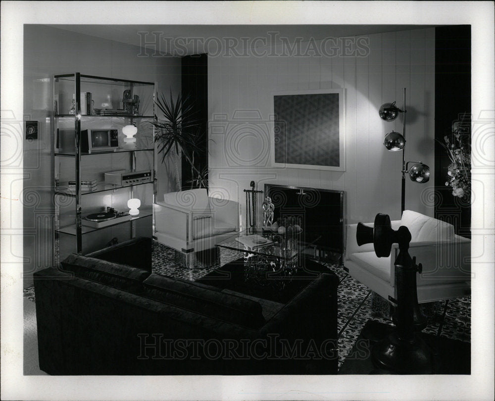 1971 Press Photo Masonite furniture - Historic Images