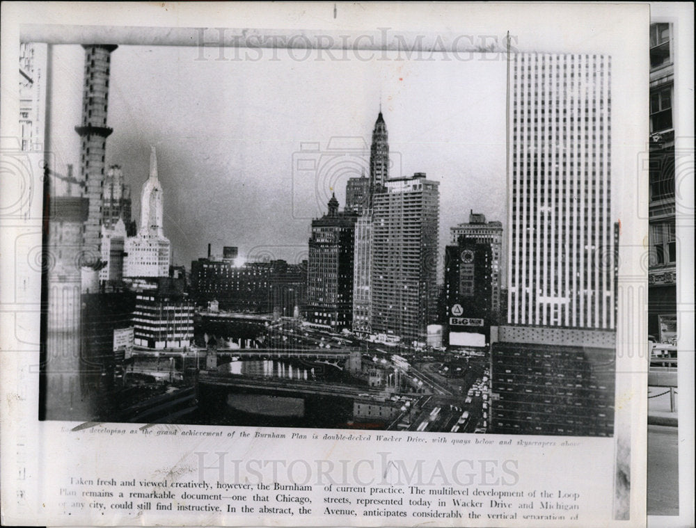 1958 Multilevel Loop Street Chicago - Historic Images