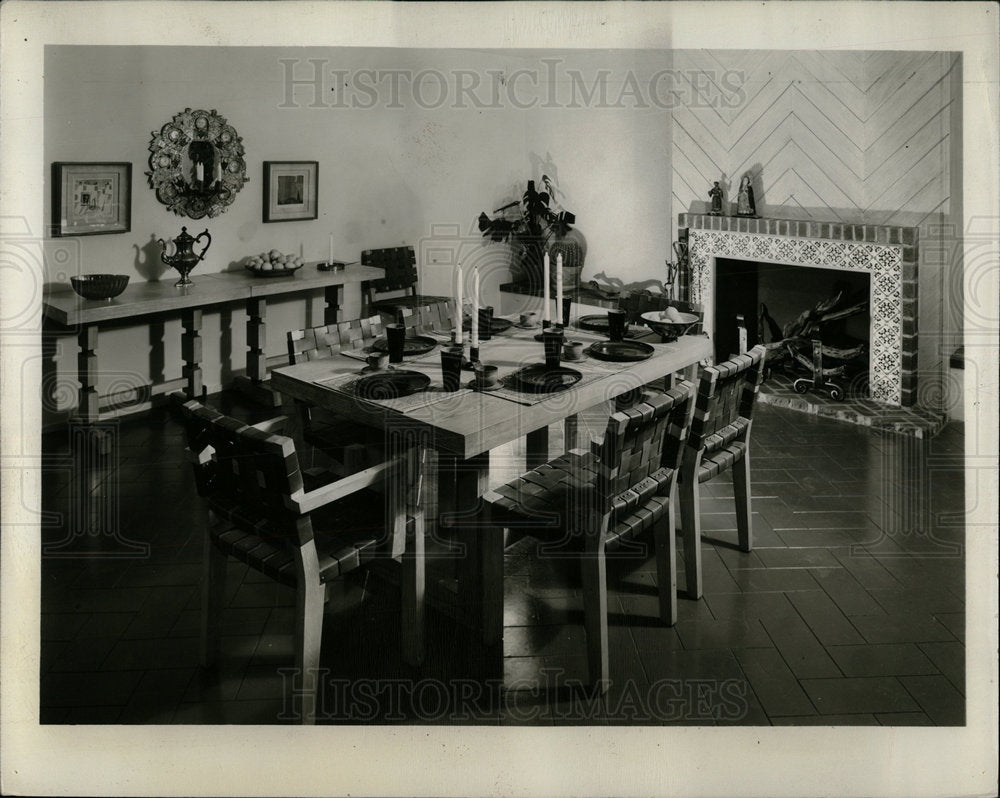 1950 Spanish-American Design Furniture - Historic Images