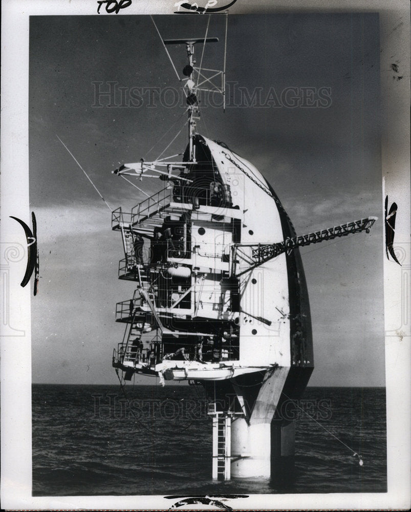 1969 Press Photo floating laboratory called Flip Ship - Historic Images