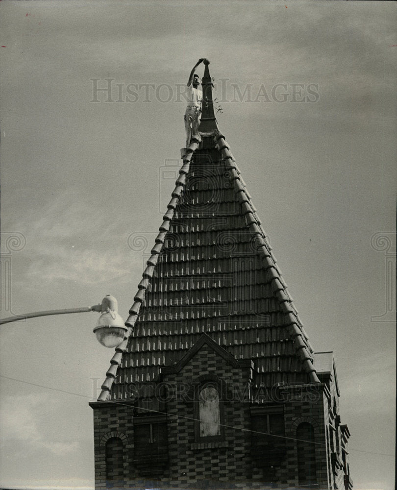 1958 burlington churches Top Light - Historic Images