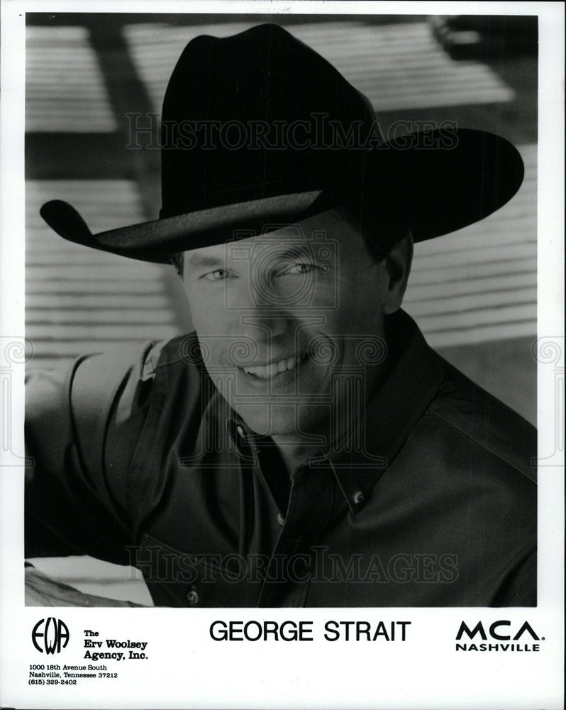 1998 Press Photo George Strait Country Musician - Historic Images