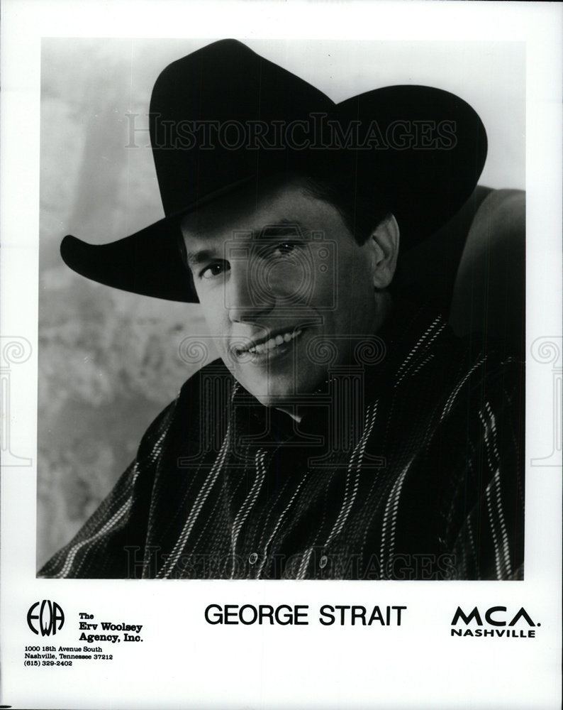 Press Photo George Harvey Strait Country music world  - Historic Images