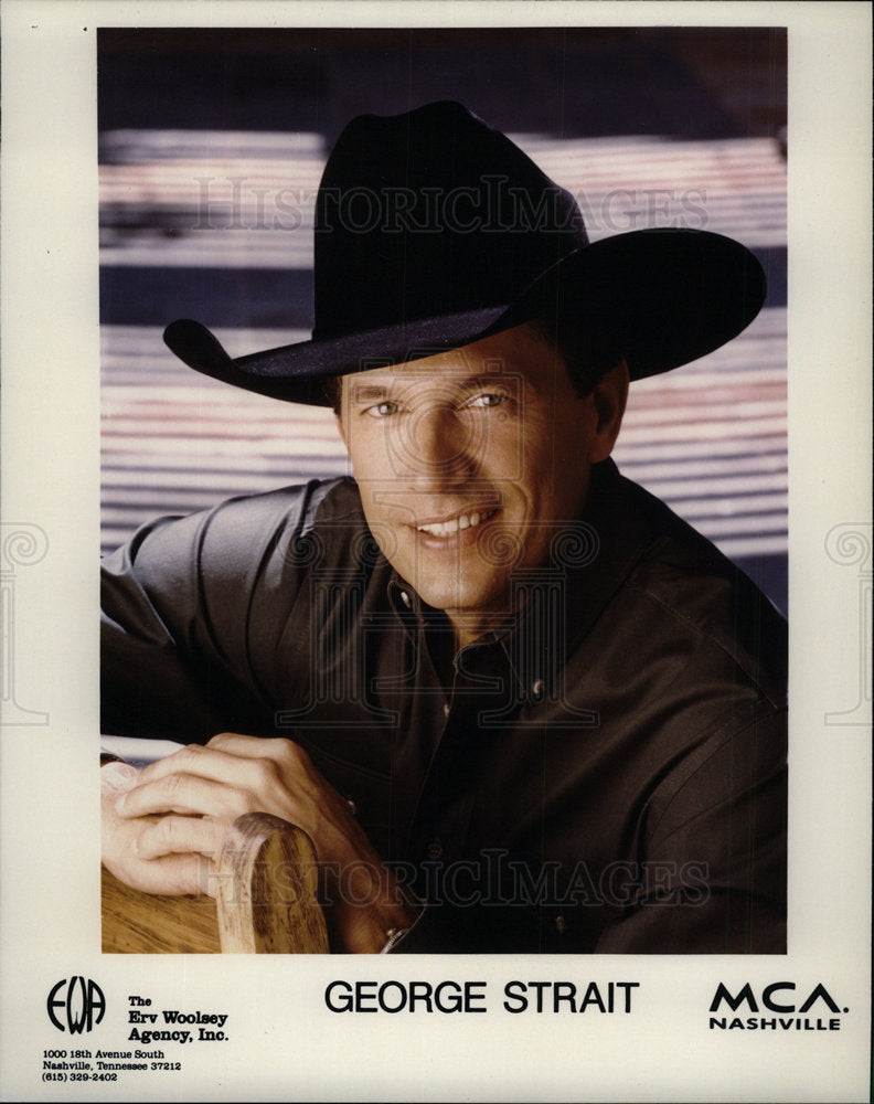 Undated Press Photo George Strait Country Musician - Historic Images