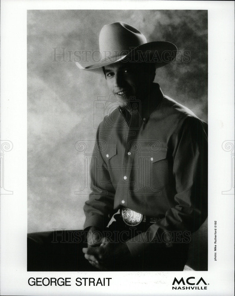 1992 Press Photo George Harvey StraitAmericans music  - Historic Images
