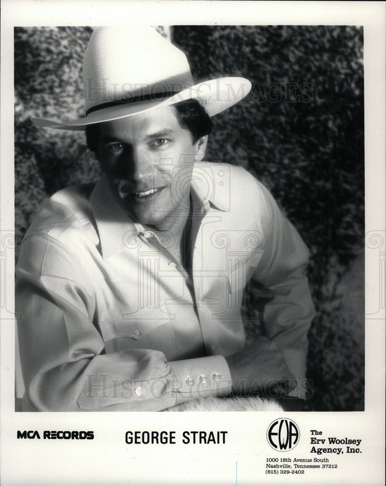 1988 Press Photo George Strait singer - Historic Images