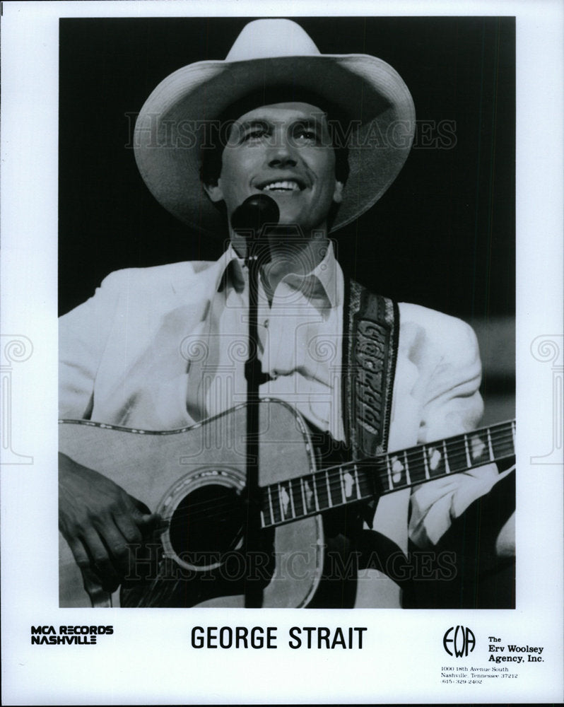 1990 Press Photo George Strait Actor Music Singer Produ - Historic Images