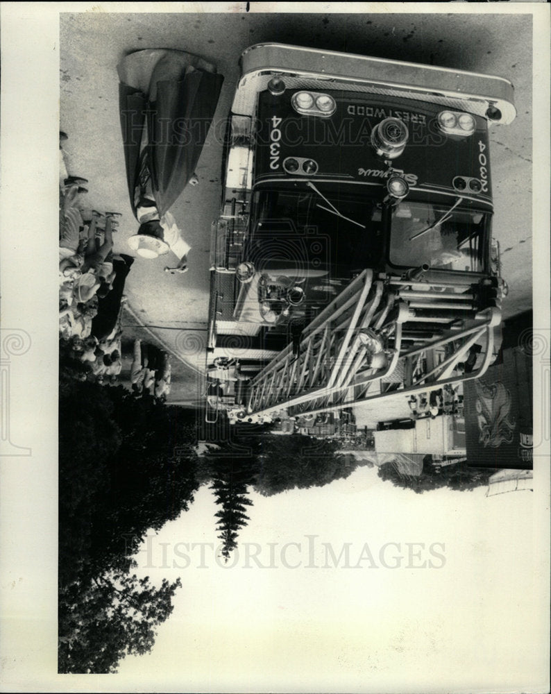 1985 Press Photo Dan Brady Christopher Roman Midlothian - Historic Images