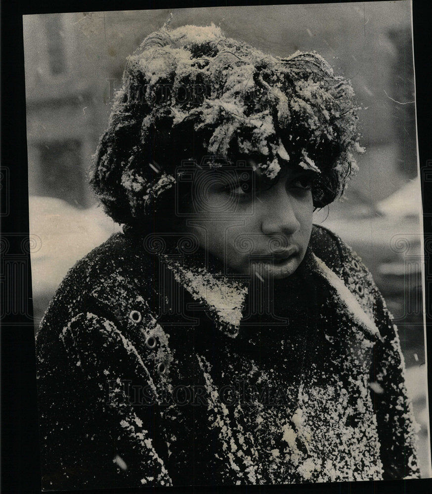 1973 Press Photo Dark haired Robert Rivera School   - Historic Images