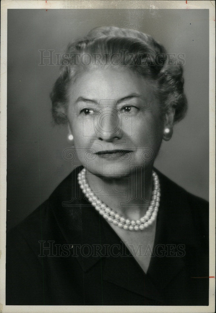 1968 Press Photo Mrs Kerr PEO Sisterhood vice president - Historic Images