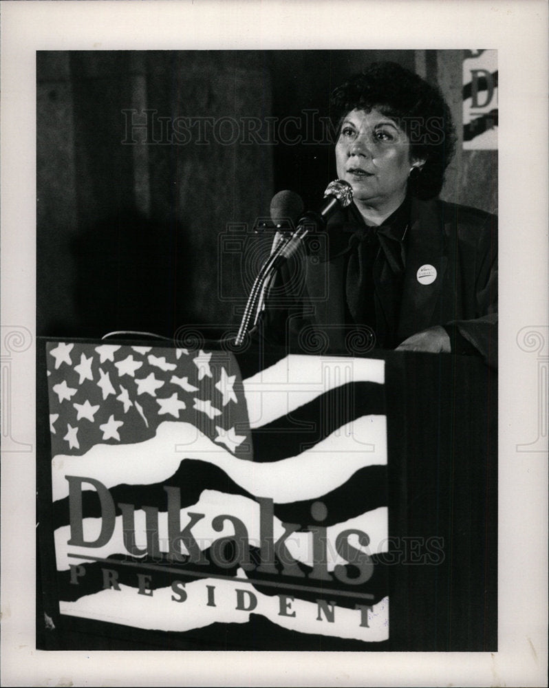 1988 Press Photo Polly Baca Colorado Politician. - Historic Images