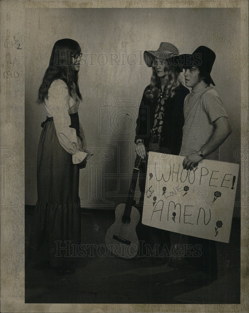 1973 Press Photo God&#39;s Children Rock Band - Historic Images