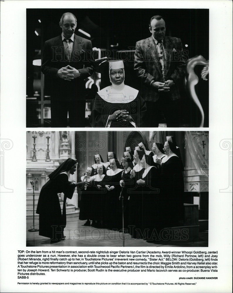1992 Press Photo Whoopi Goldberg (Actress)  - Historic Images