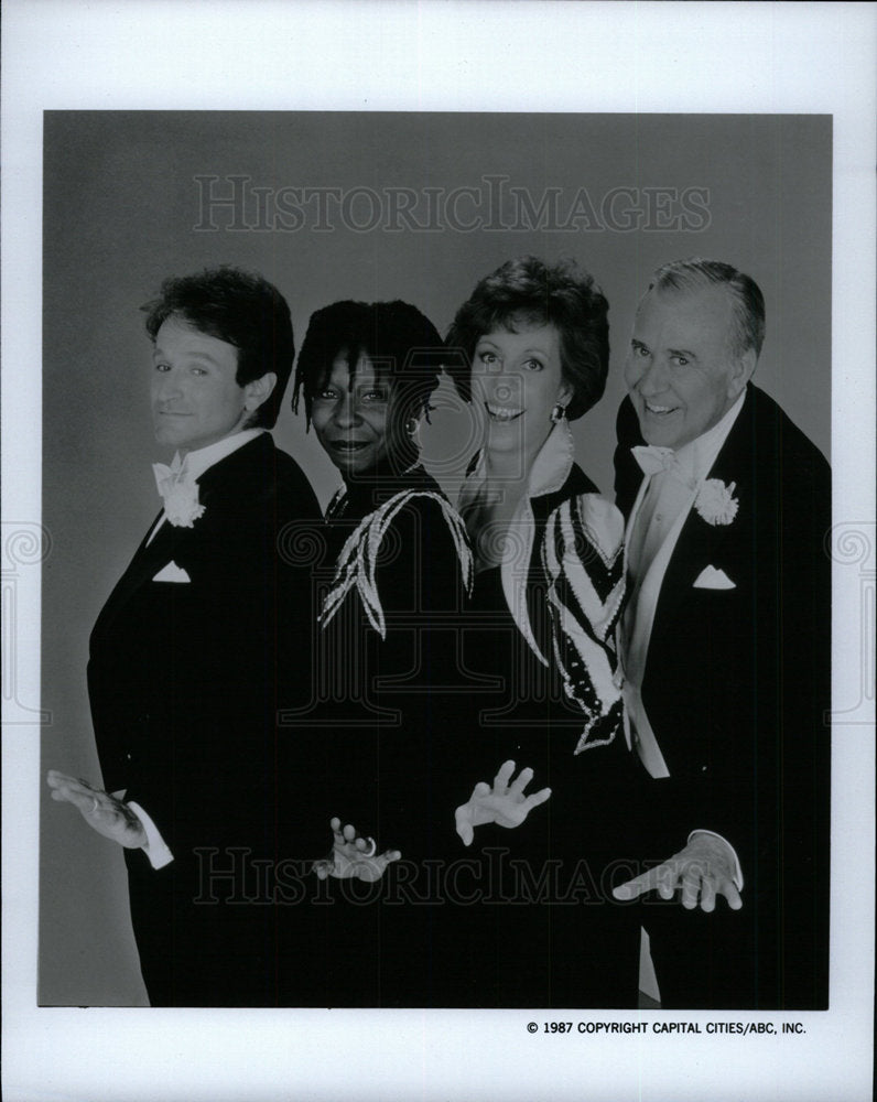 1987 Press Photo Whoopi Goldberg American comedian - Historic Images
