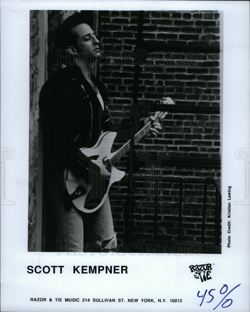 1992 Press Photo Scott Kempner Rythm Guitarist  - Historic Images