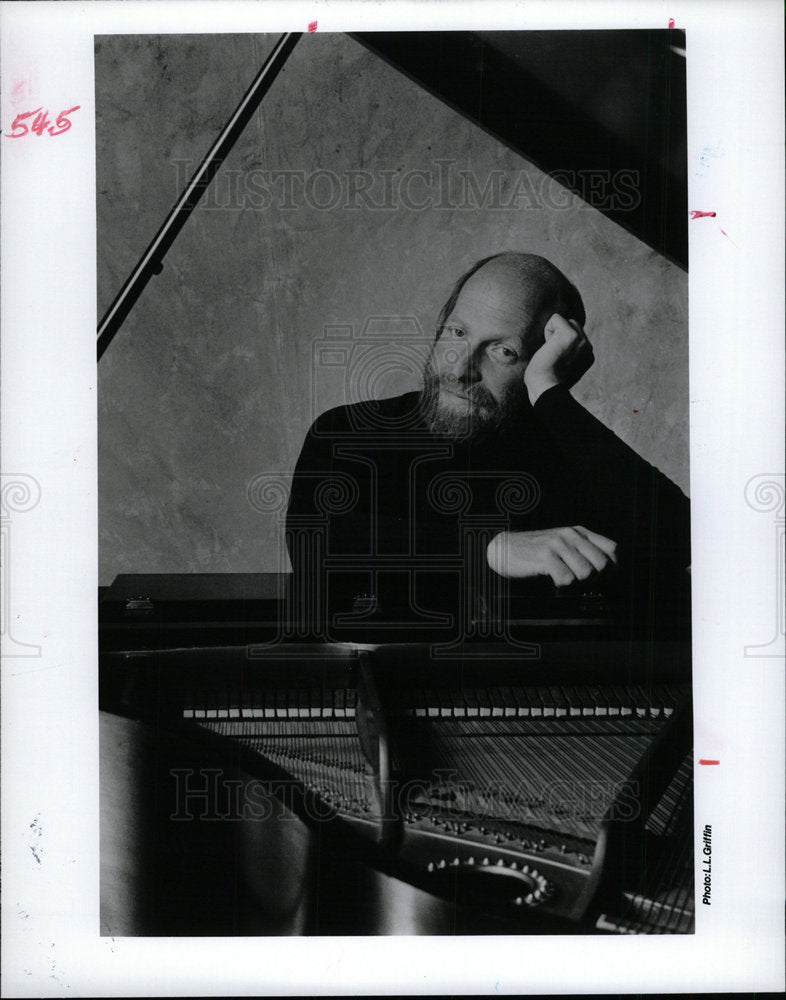 1992 Press Photo pianist Art Lande - Historic Images
