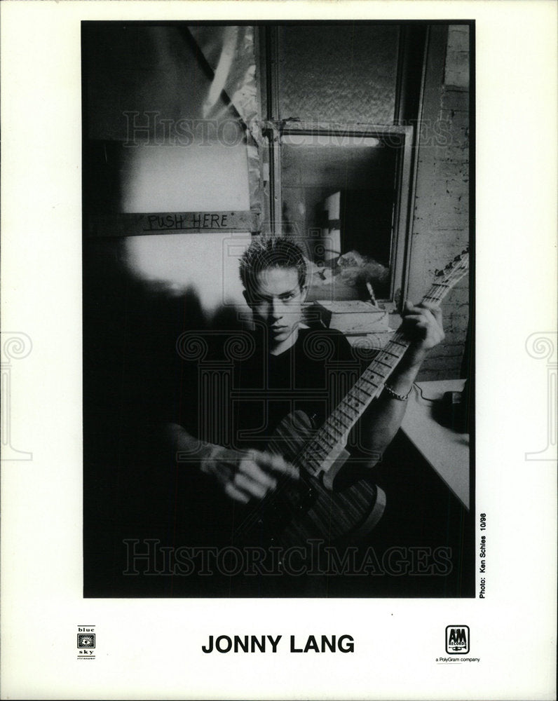 1999 Press Photo Jonny Lang American Gospel Rock Singer - Historic Images