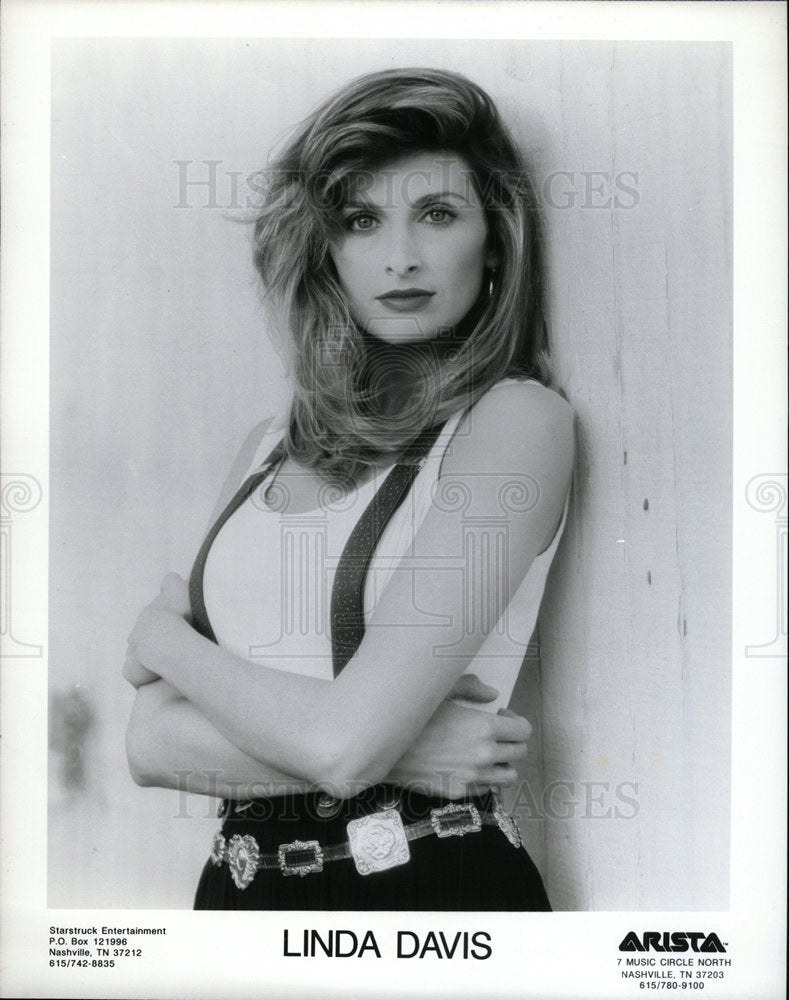 1994 Press Photo Linda Kaye Davis American Singer  - Historic Images