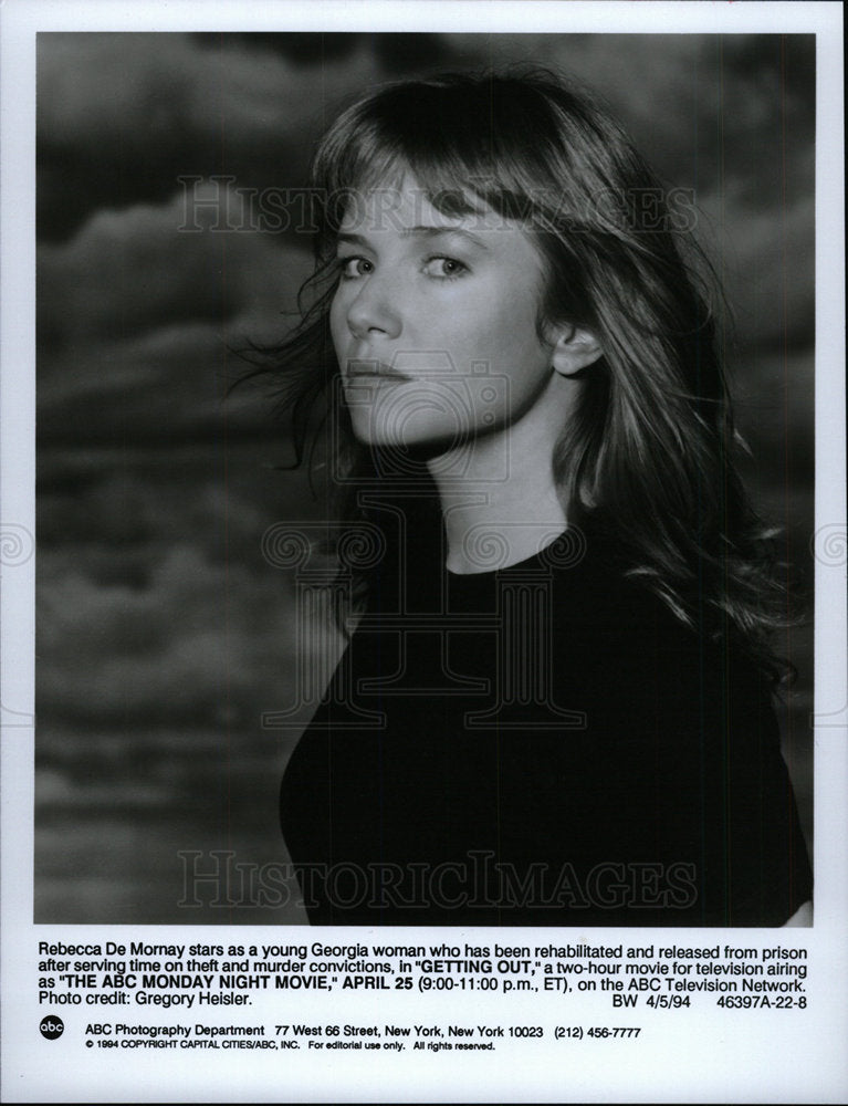 1994 Press Photo Rebecca De Mornay Stars In Getting Out - Historic Images