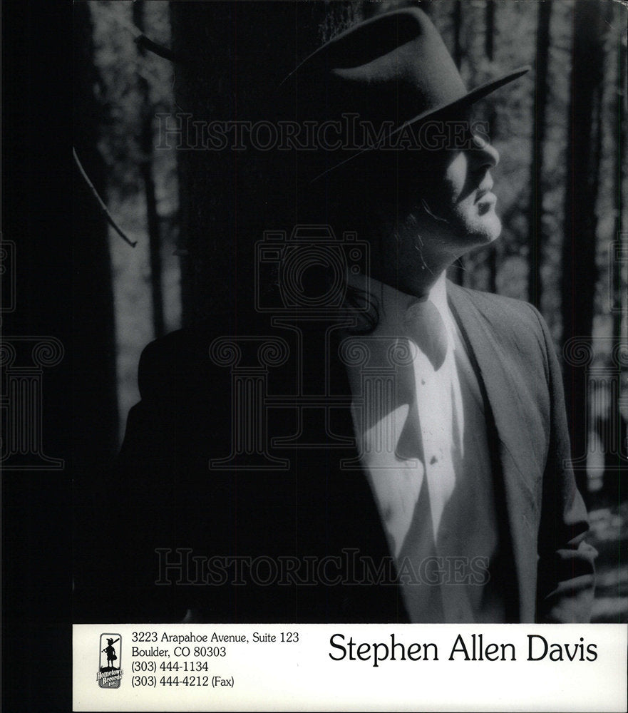 Press Photo Stephen Allen Davis Musix songwriter albums - Historic Images