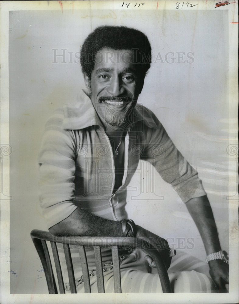 1971 Press Photo Sammy Davis Appear Coliseum Entertain - Historic Images