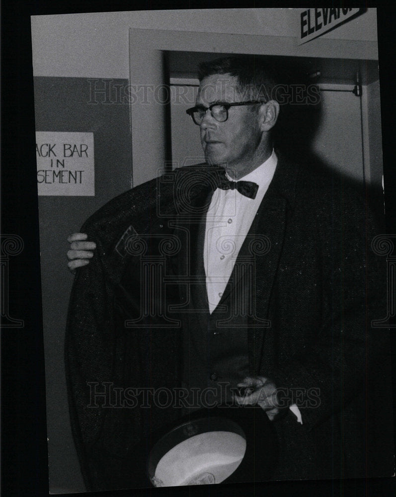 1961 Press Photo Joe DeMersseman Businessman  - Historic Images