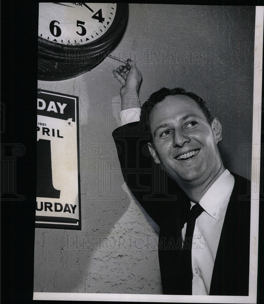 1961 Press Photo Denver Rep. Robert Eberhardt - Historic Images
