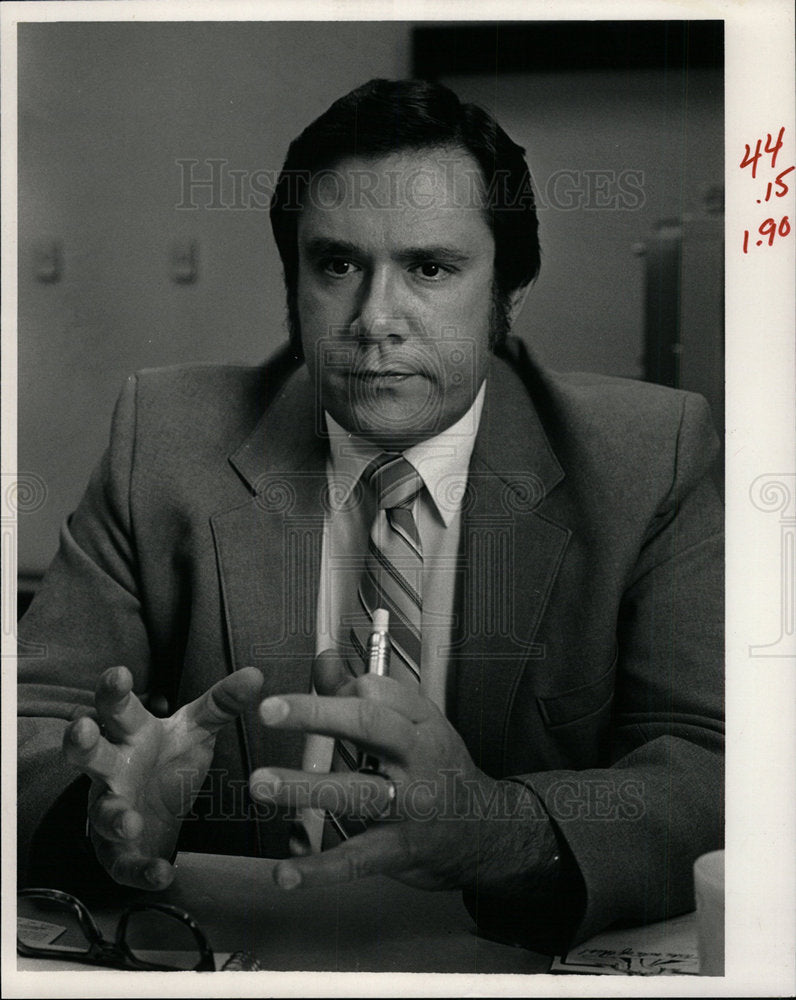 1984 Press Photo Doug Eddy Denver Executive  - Historic Images