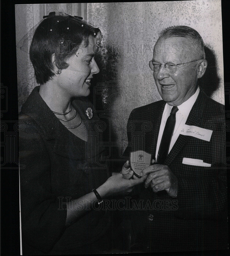 1962 Press Photo  Franklin Ebaugh Psychiatrist Denver - Historic Images