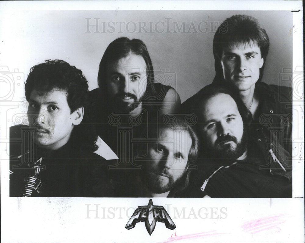 1985 Press Photo Petra Greek word rock latest album Chr - Historic Images