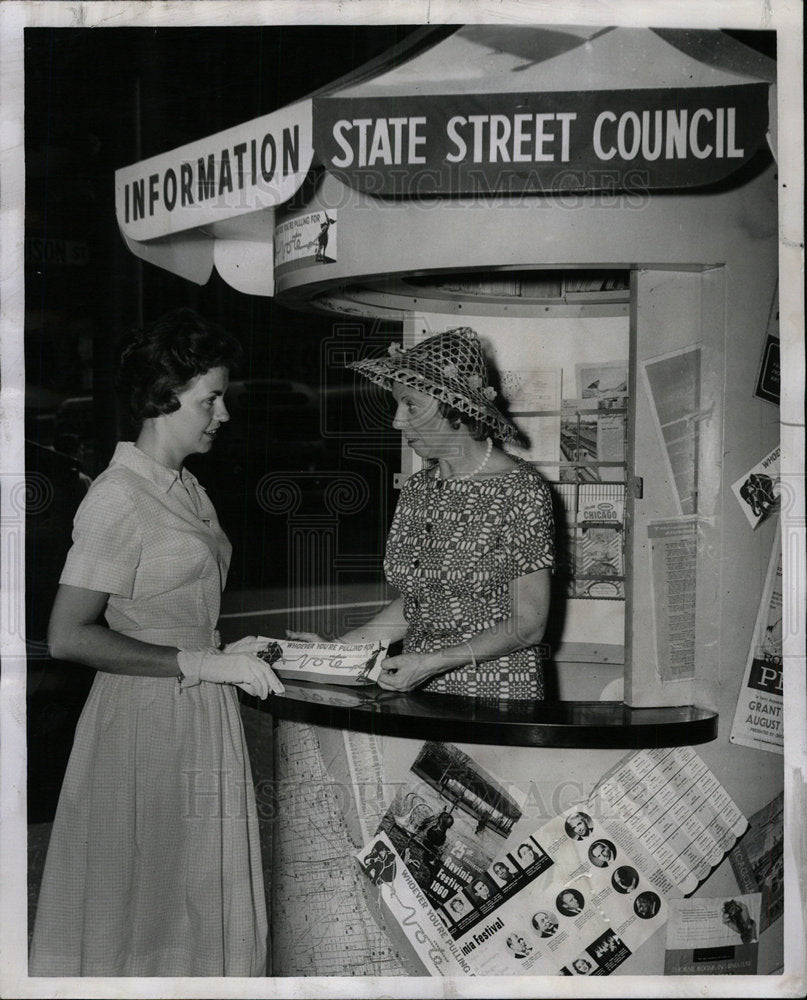 1960 Press Photo State Street Council - Historic Images
