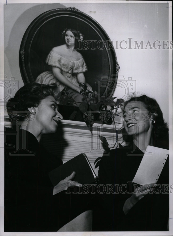 1956 Symphony Ball Ticket Sellers - Historic Images