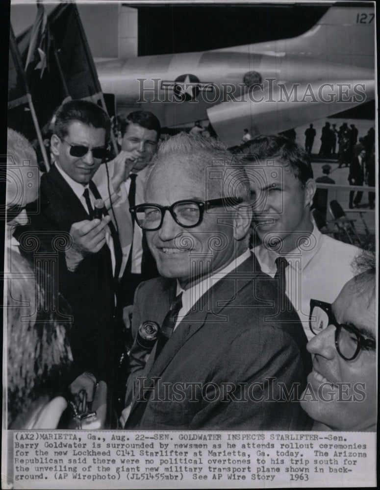 1963 Sen. Barry Goldwater Surrounded Newsme-Historic Images