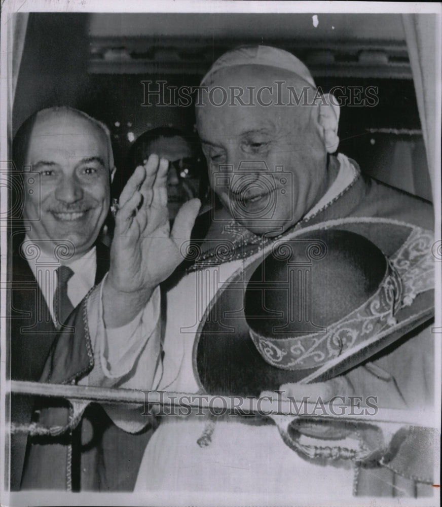 1962 Press Photo Pope John XXIII visits shrine- RSA00367 - Historic Images