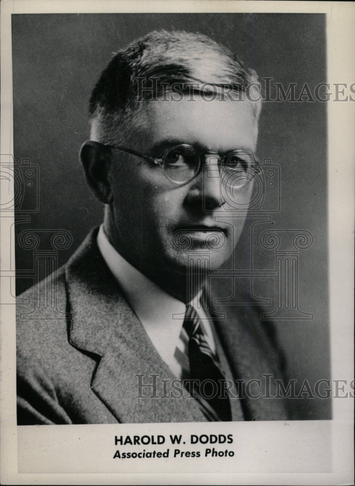 1948 Harold W. Dodds Princeton&#39;s 5th Presid - Historic Images