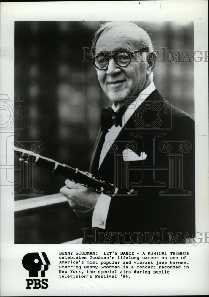 1986 Jazz Hero Benny Goodman - Historic Images