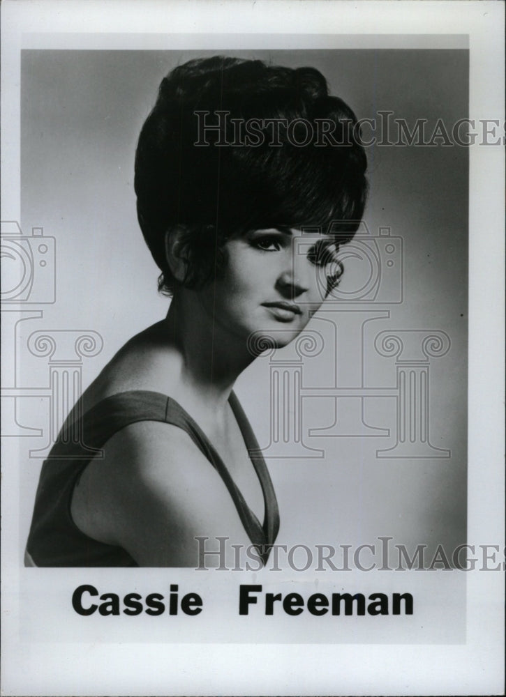 1975 Recording Artist Cassie Freeman - Historic Images