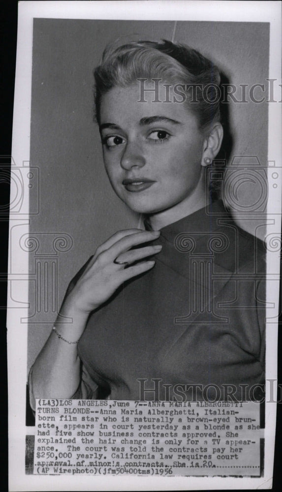 1956 Anna Maria Alberghetti Actor-Historic Images