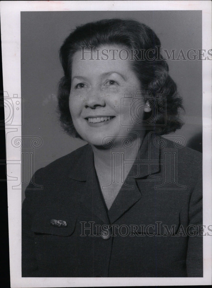 1964 Press Photo Mrs. Clem Johnson VNS President- RSA00955 - Historic Images