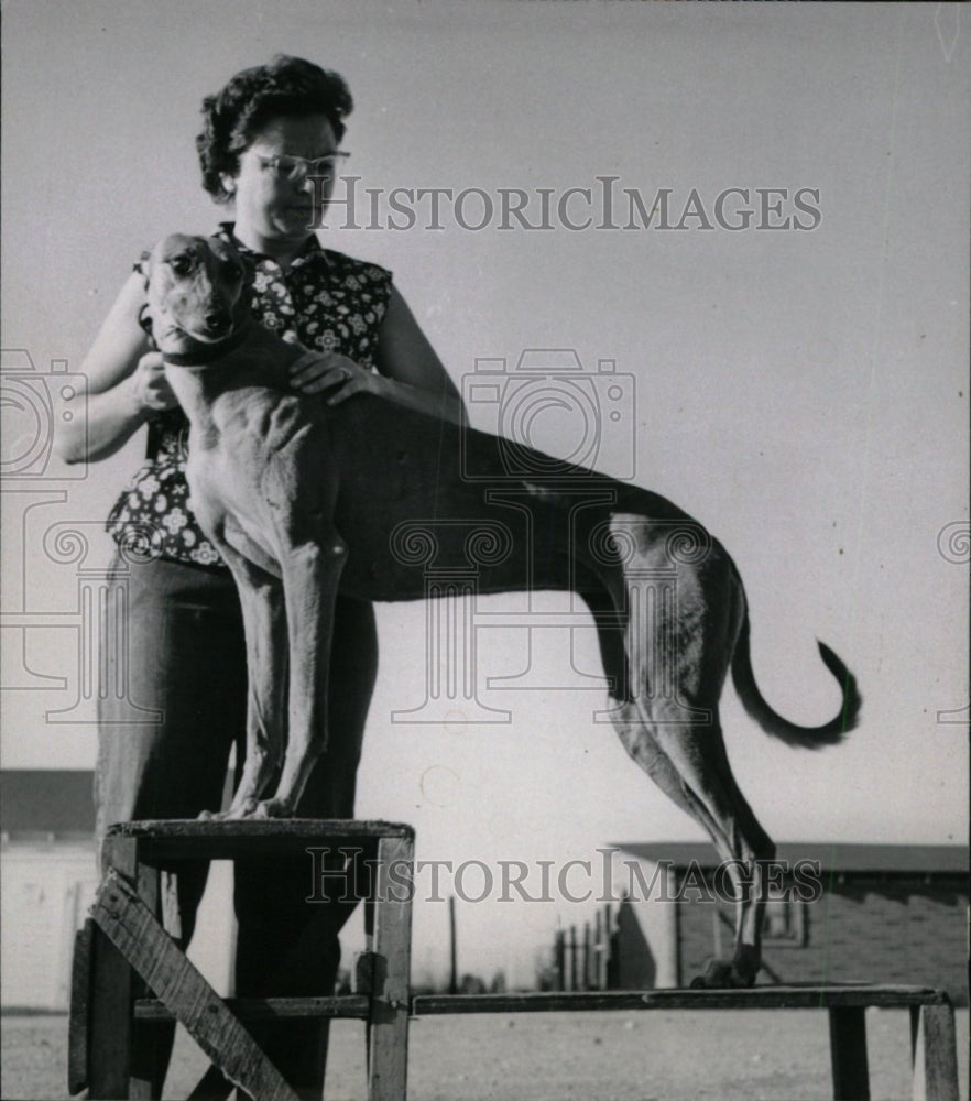 1961 Mrs. Edwin Klein And &quot;Golden Empress&quot; - Historic Images