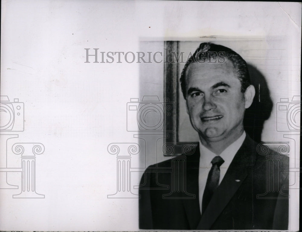 1962 Press Photo George Corley Wallace Alabama Dan Cart- RSA01743 - Historic Images